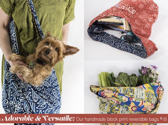 BOHO TOTE PERFECTION: THE REVERSIBLE BLOCK PRINT BAG