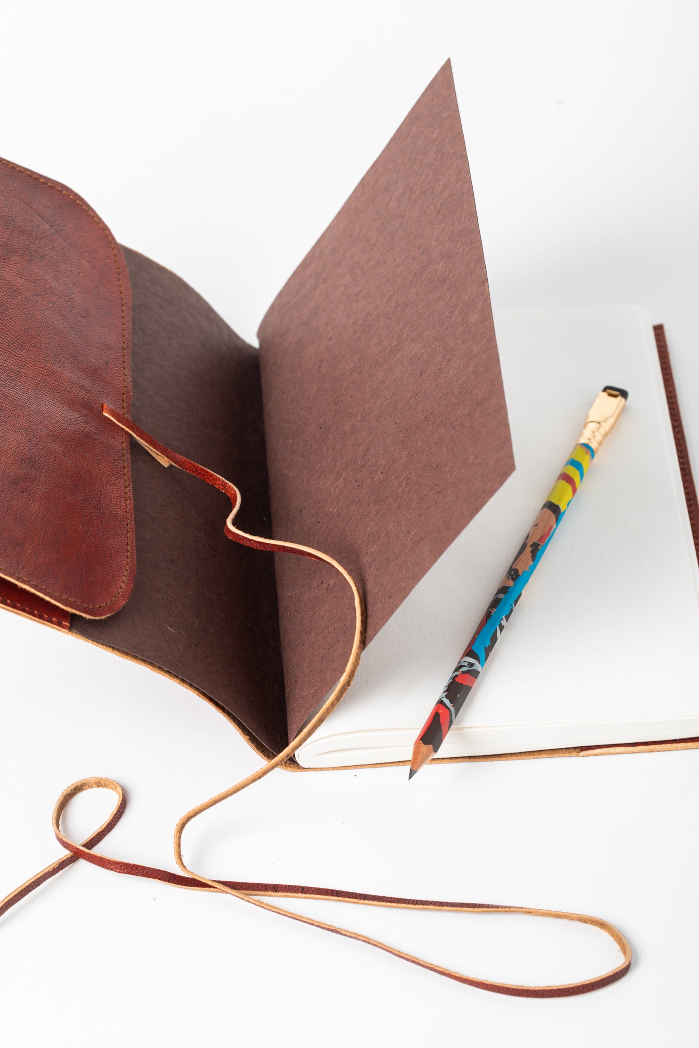 Fold Over Soft Cover Leather Journal
