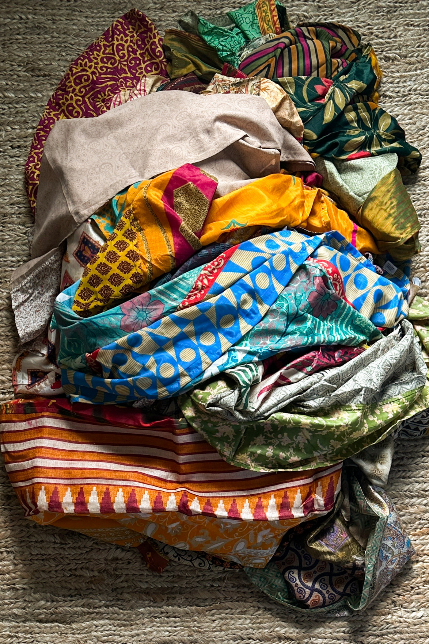 Recycled Sari Silk Reversible Bag