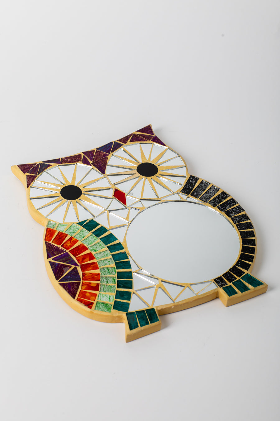 Mosaic Owl Mirror