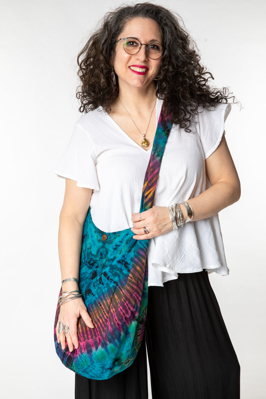Sabai Tie Dye Shoulder Bag | Tie Dye Bag for Women · Mexicali Blues