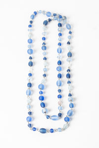 Indelible Melody Frosted Glass Bead Necklace