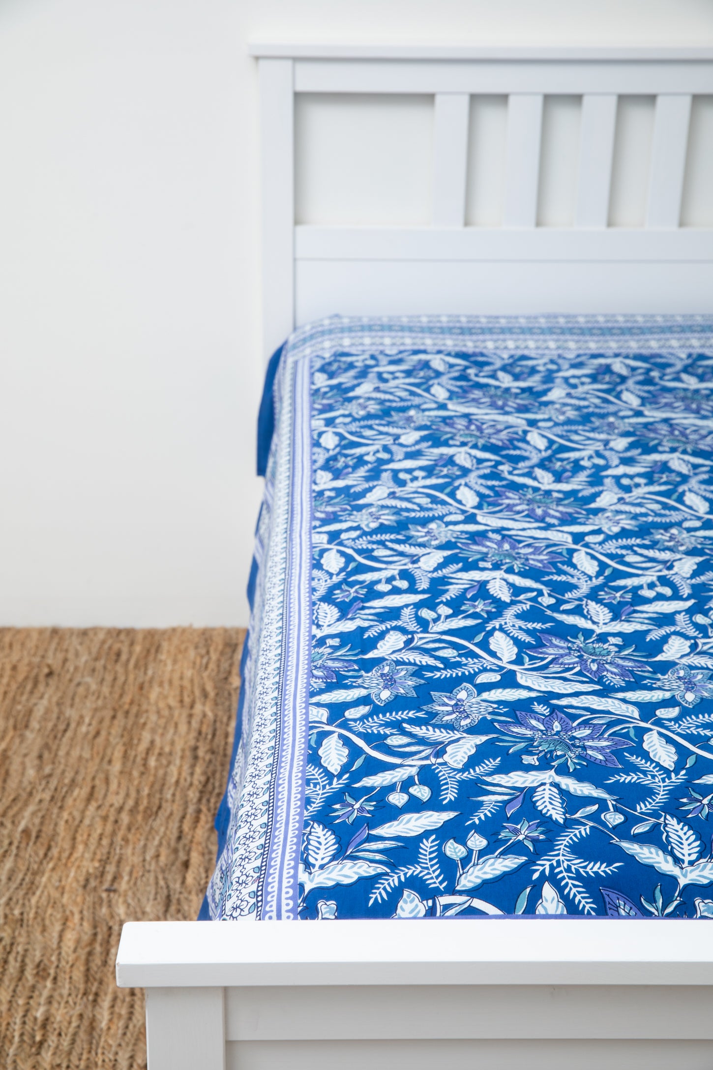 Teal and hotsell white tapestry