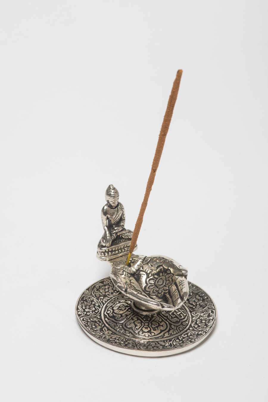 Metal Hands Of Buddha Incense Burner