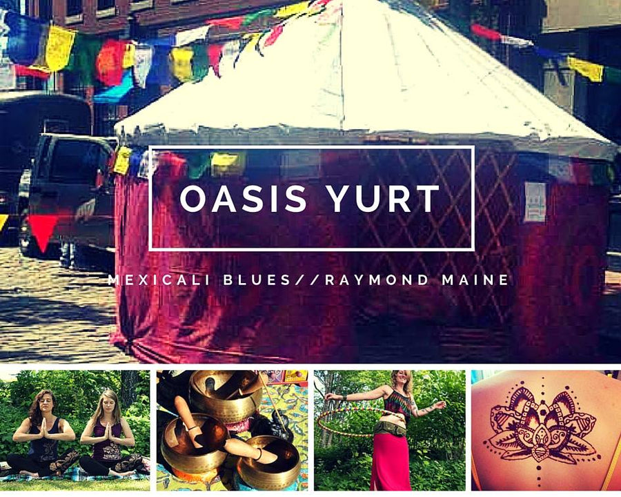 The Mexicali Blues Yurt Sets Up at Our Raymond Store this Saturday!