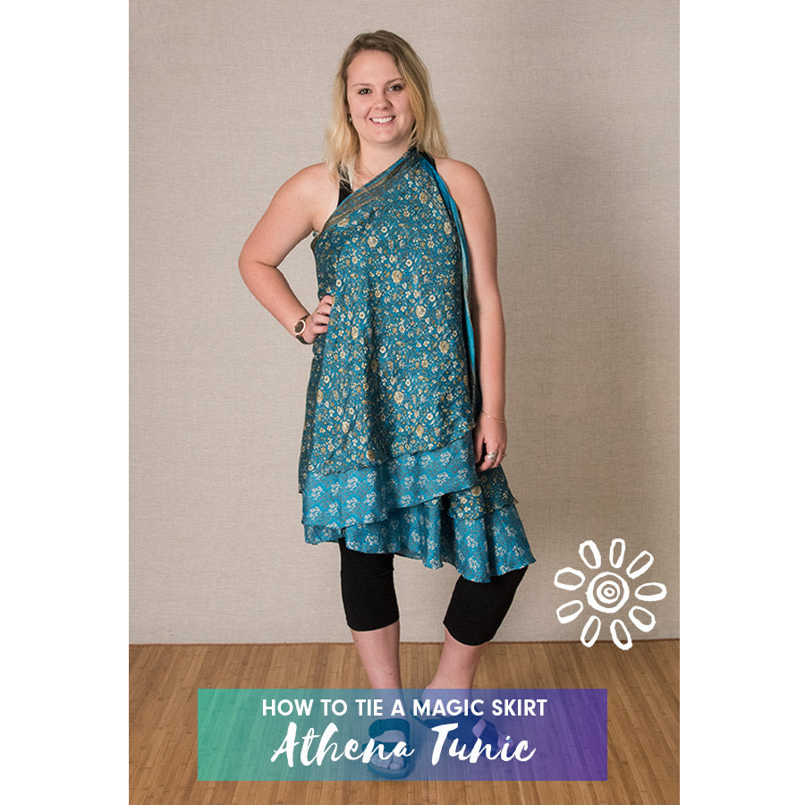 MAGIC WRAP SKIRT STYLING TUTORIAL: ATHENA TUNIC
