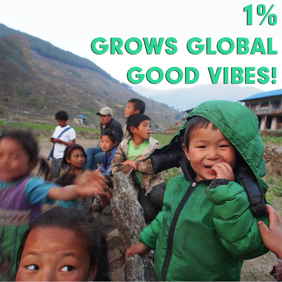 1% GROWS GLOBAL GOOD VIBES: HOW WE MOVE FORWARD BY GIVING BACK