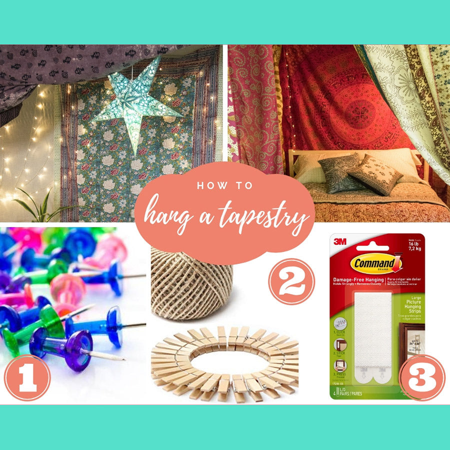 HOW TO HANG A TAPESTRY