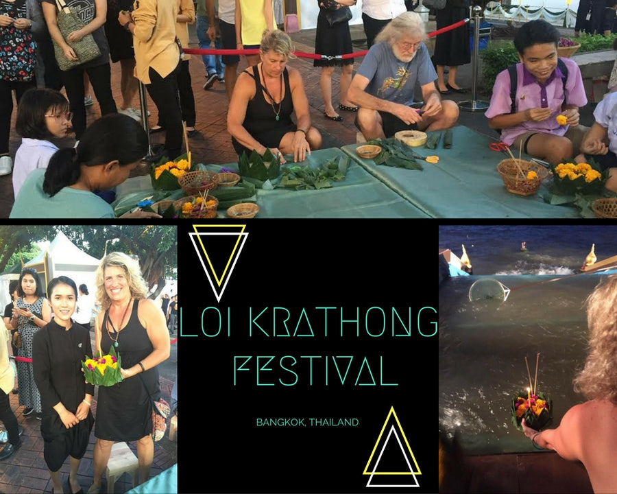 POSTCARDS FROM PETE & KIM: LOI KRATHONG FESTIVAL IN BANGKOK, THAILAND