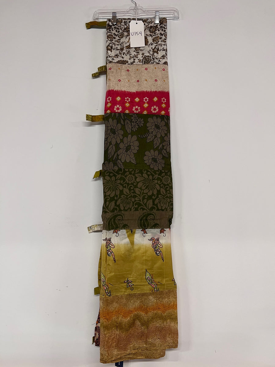 One of a Kind Sari Curtain U154