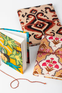 Block Print Fabric Journal in Mystery