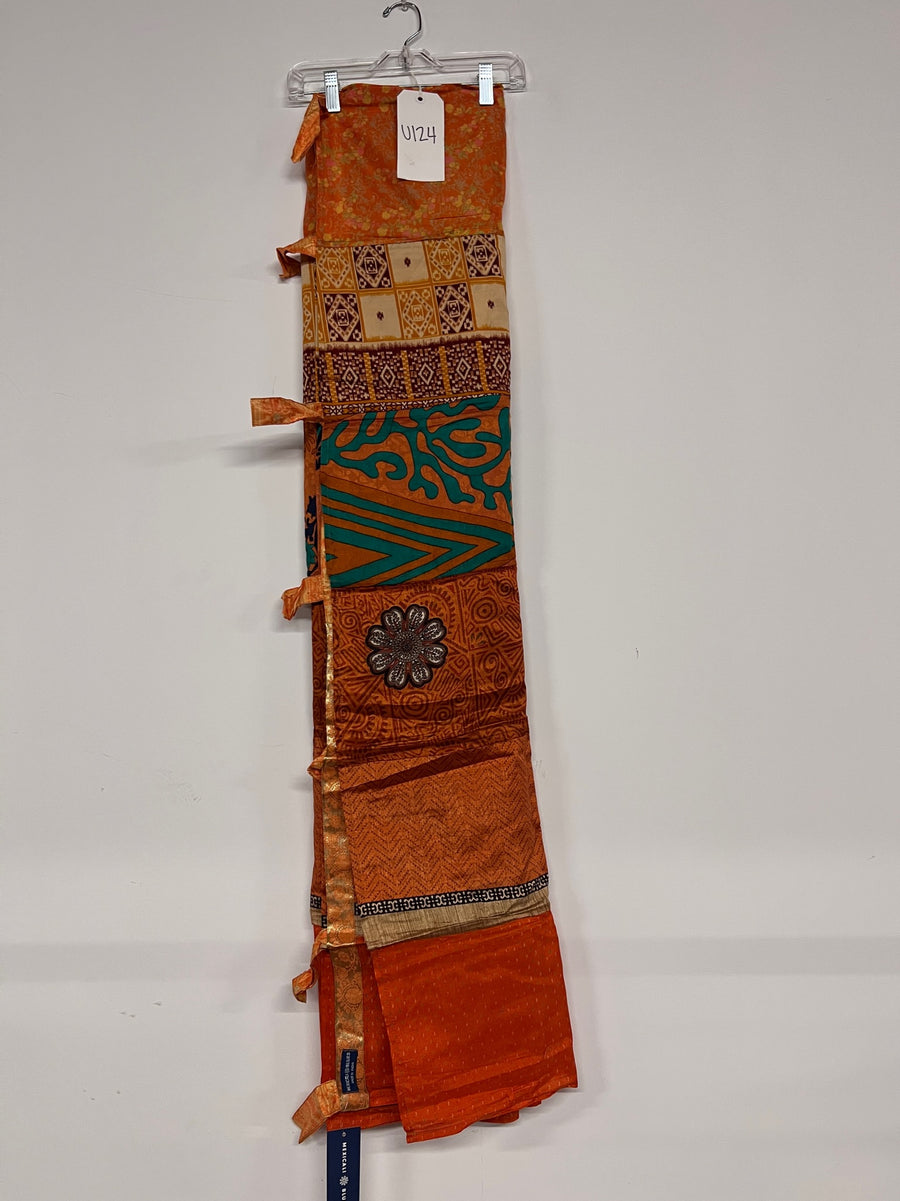 One of a Kind Sari Curtain U124