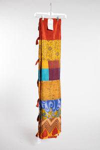 One of a Kind Recycled Silk Curtain Panel