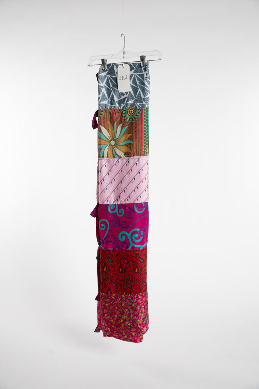 One of a Kind Recycled Silk Curtain Panel