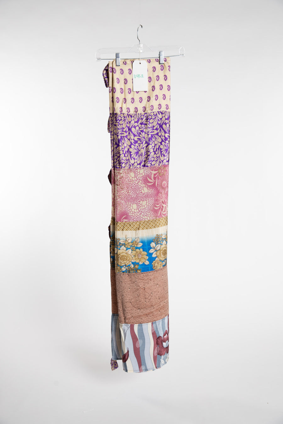 One of a Kind Recycled Silk Curtain Panel