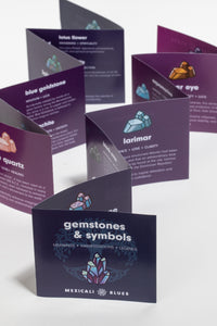 Crystal Magic & Gemstone Meaning Booklet in 1
