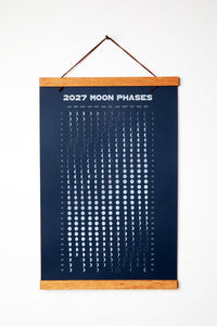Midnight Blue Moon Phase Calendar