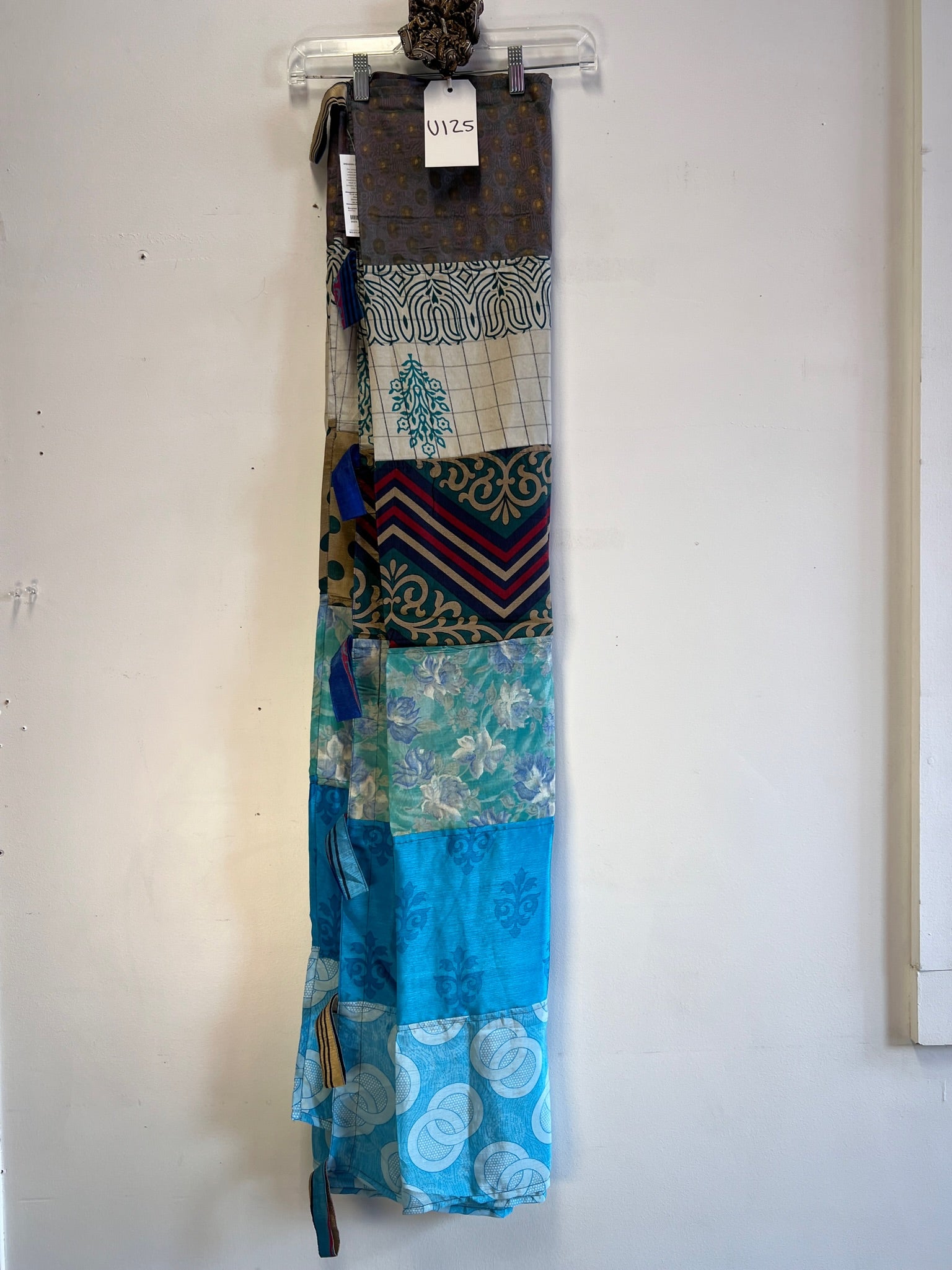 Recycled Silk Sari Panel Curtain U125