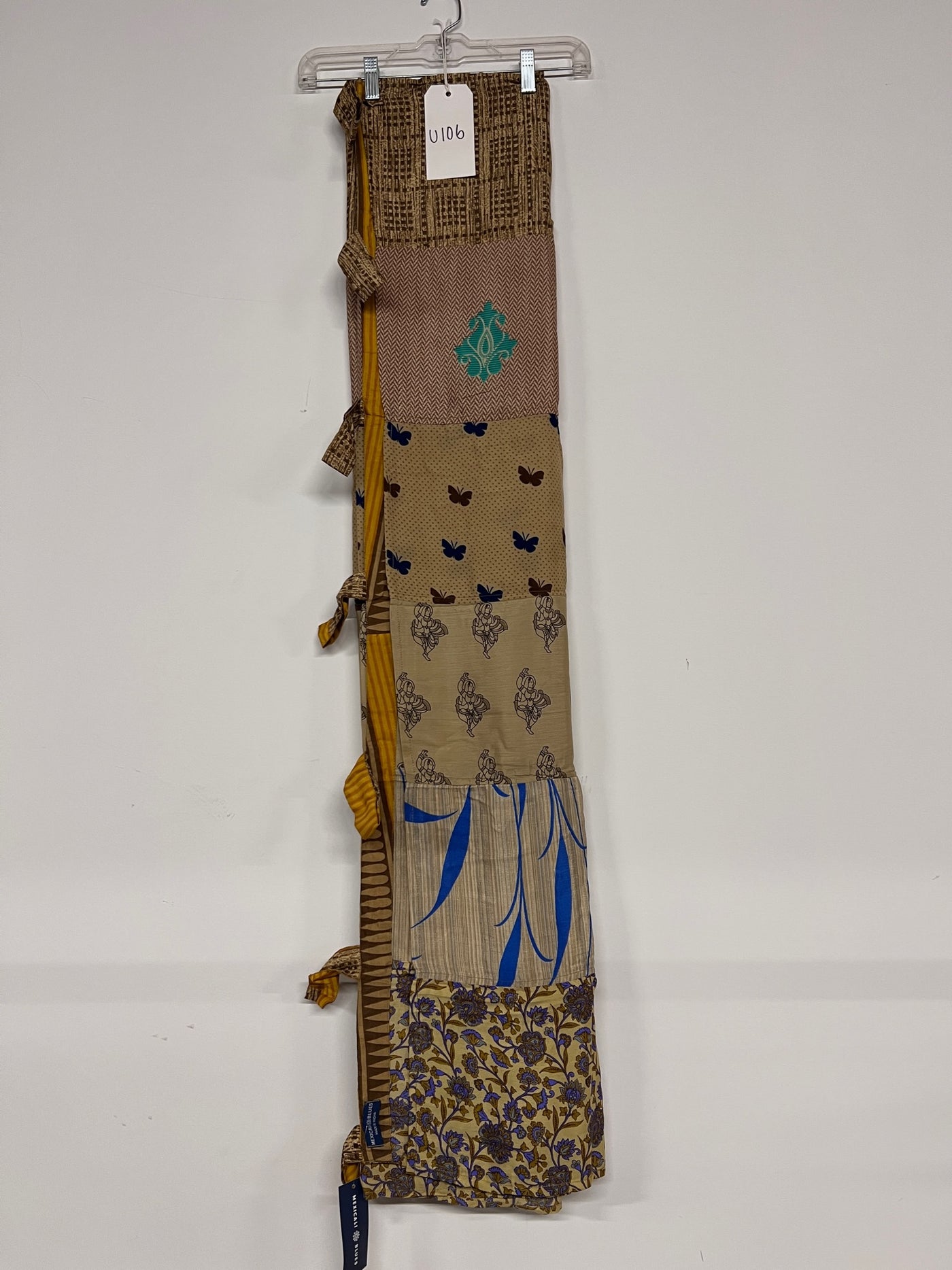 One of a Kind Sari Curtain U106