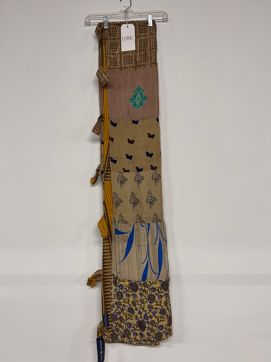 One of a Kind Sari Curtain U106