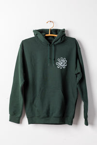 Mexicali Flower Hoodie in Forest 