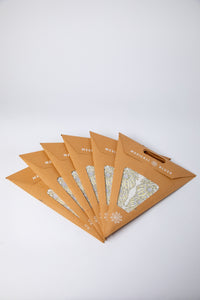 boho star decoration pack in white on white background