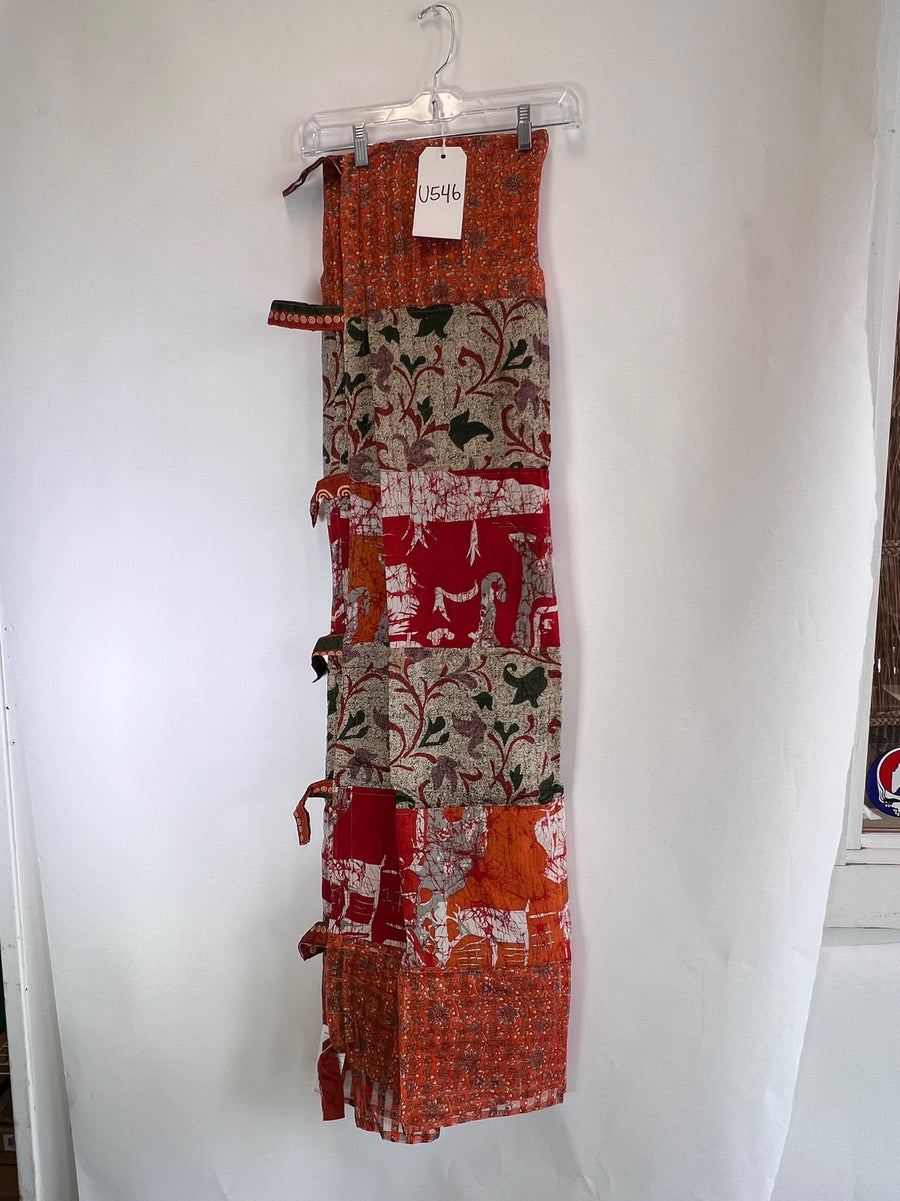 Recycled Silk Sari Panel Curtain U546