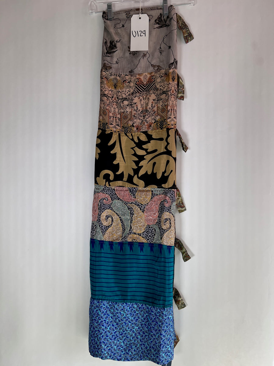 Recycled Silk Sari Panel Curtain U129