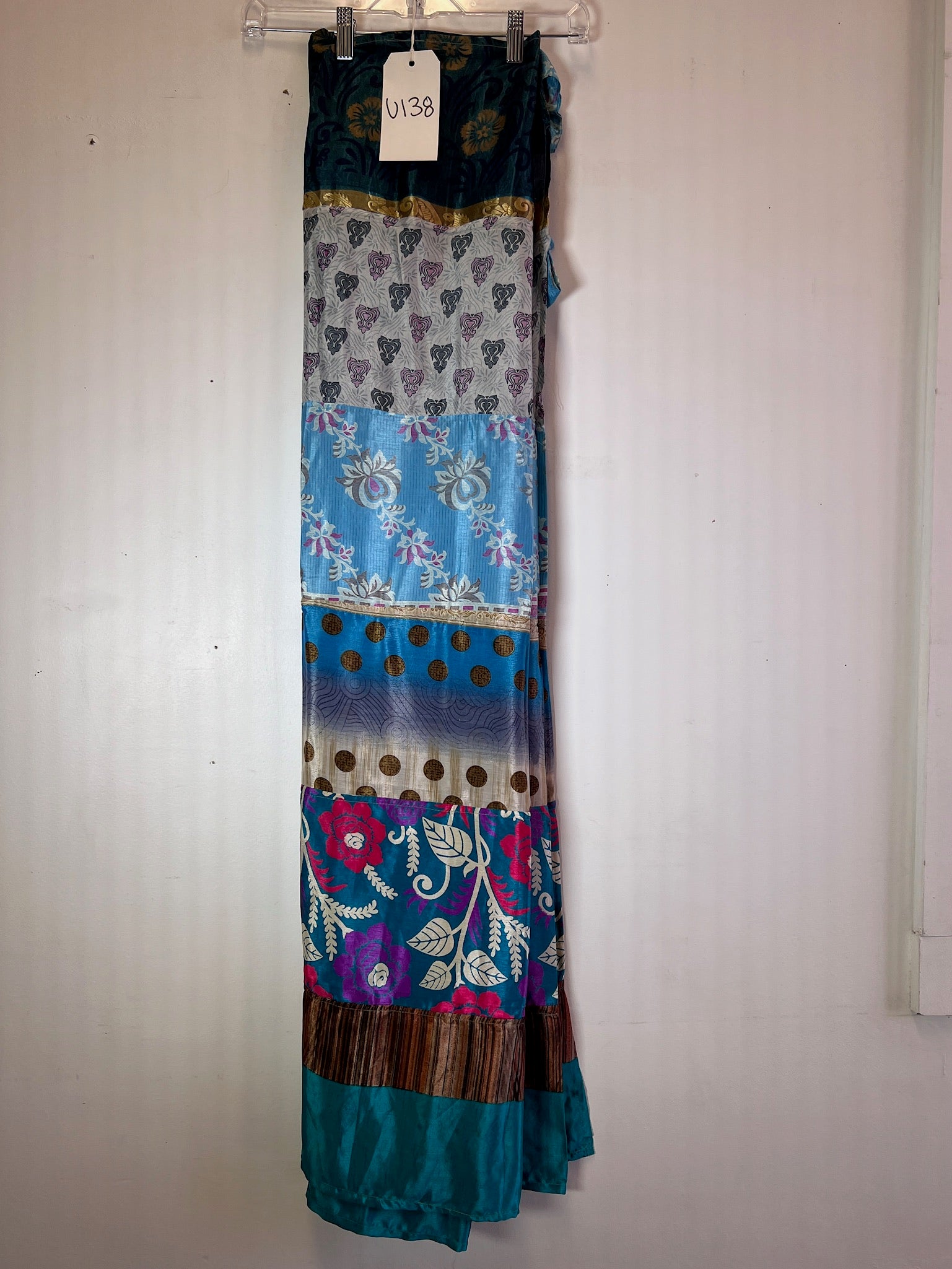 Recycled Silk Sari Panel Curtain U138