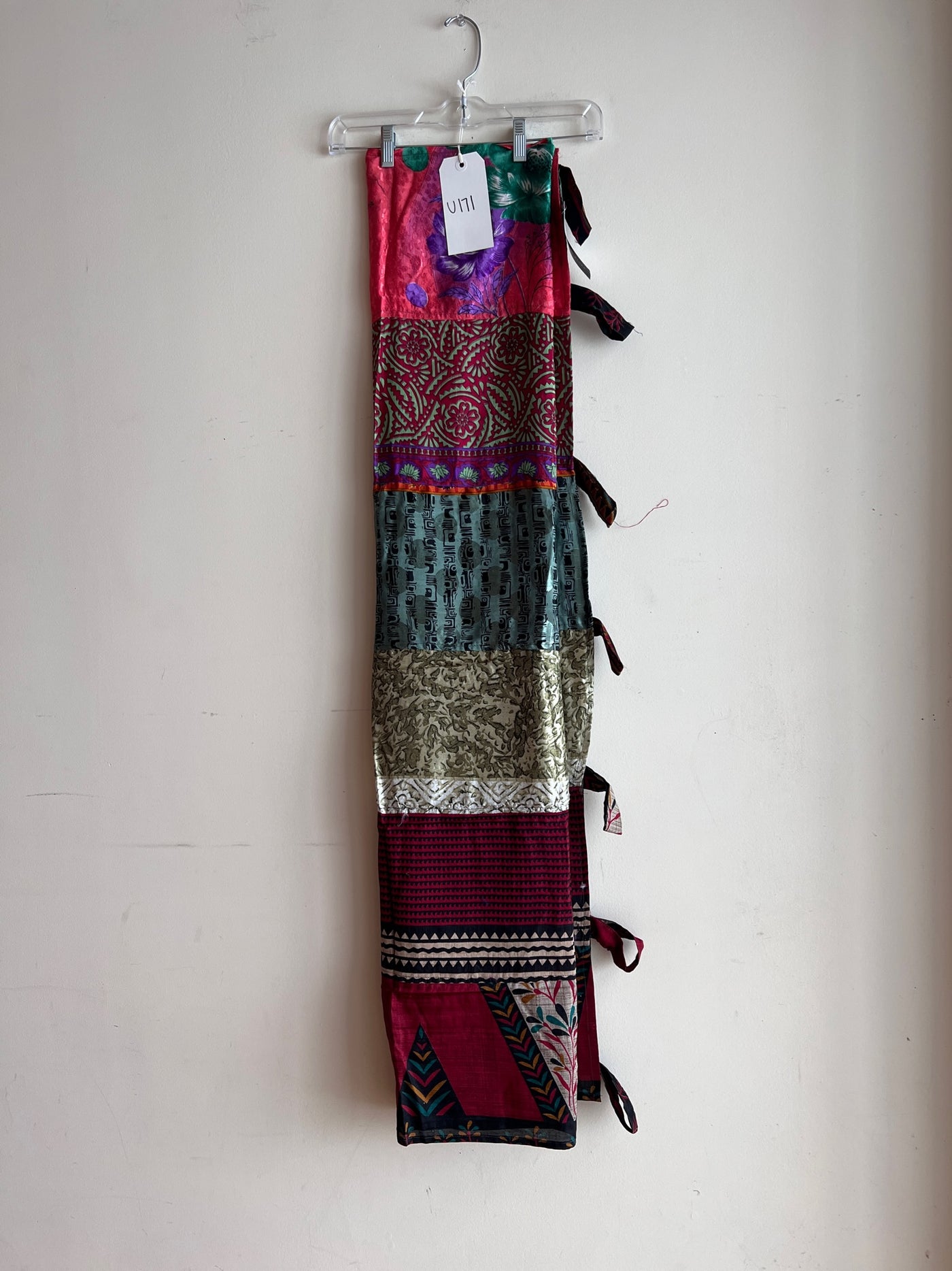 Recycled Silk Sari Panel Curtain U171