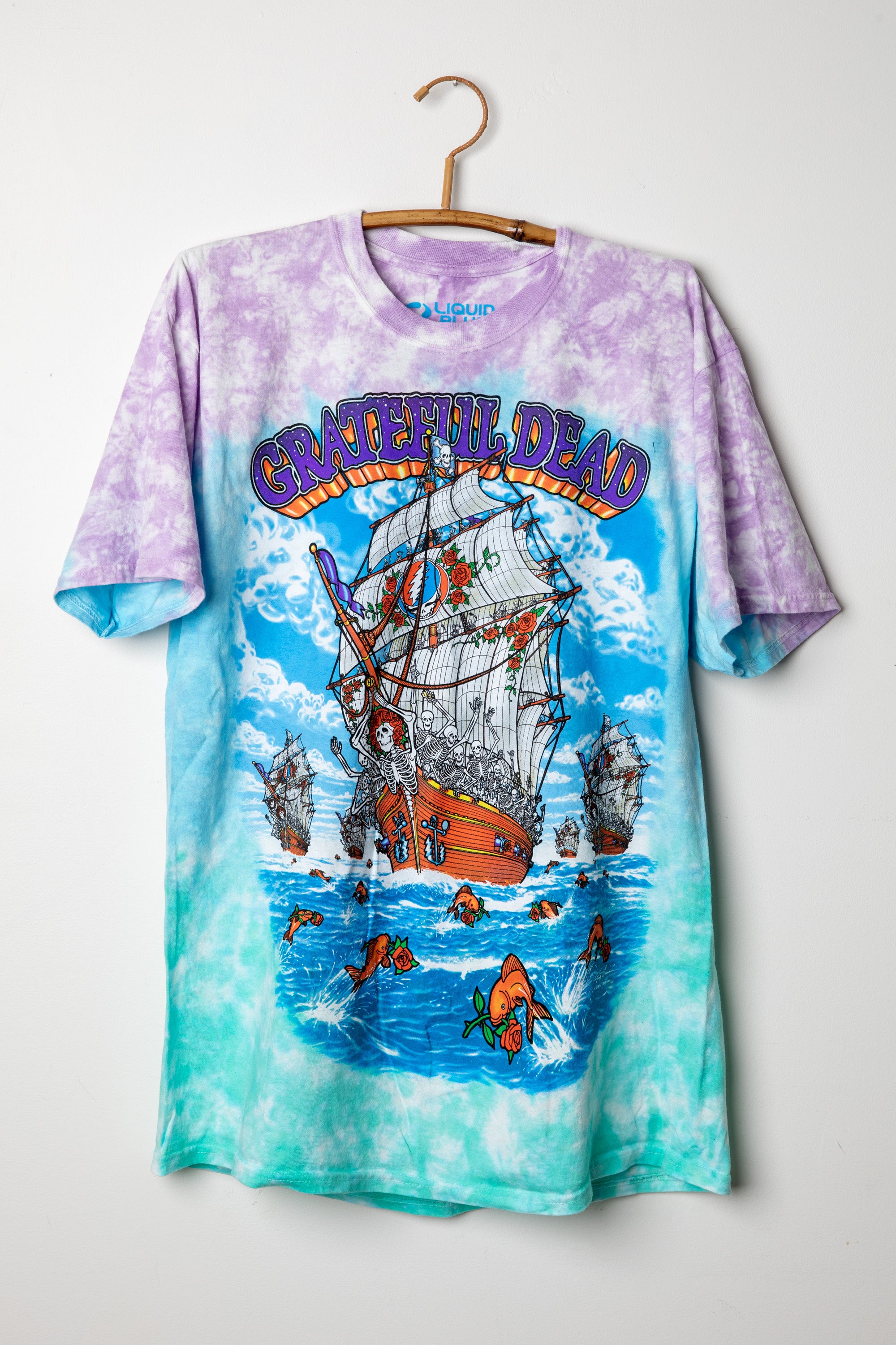 Ship of Fools Tie Dye Grateful Dead T-Shirt | Dead Head T Shirt