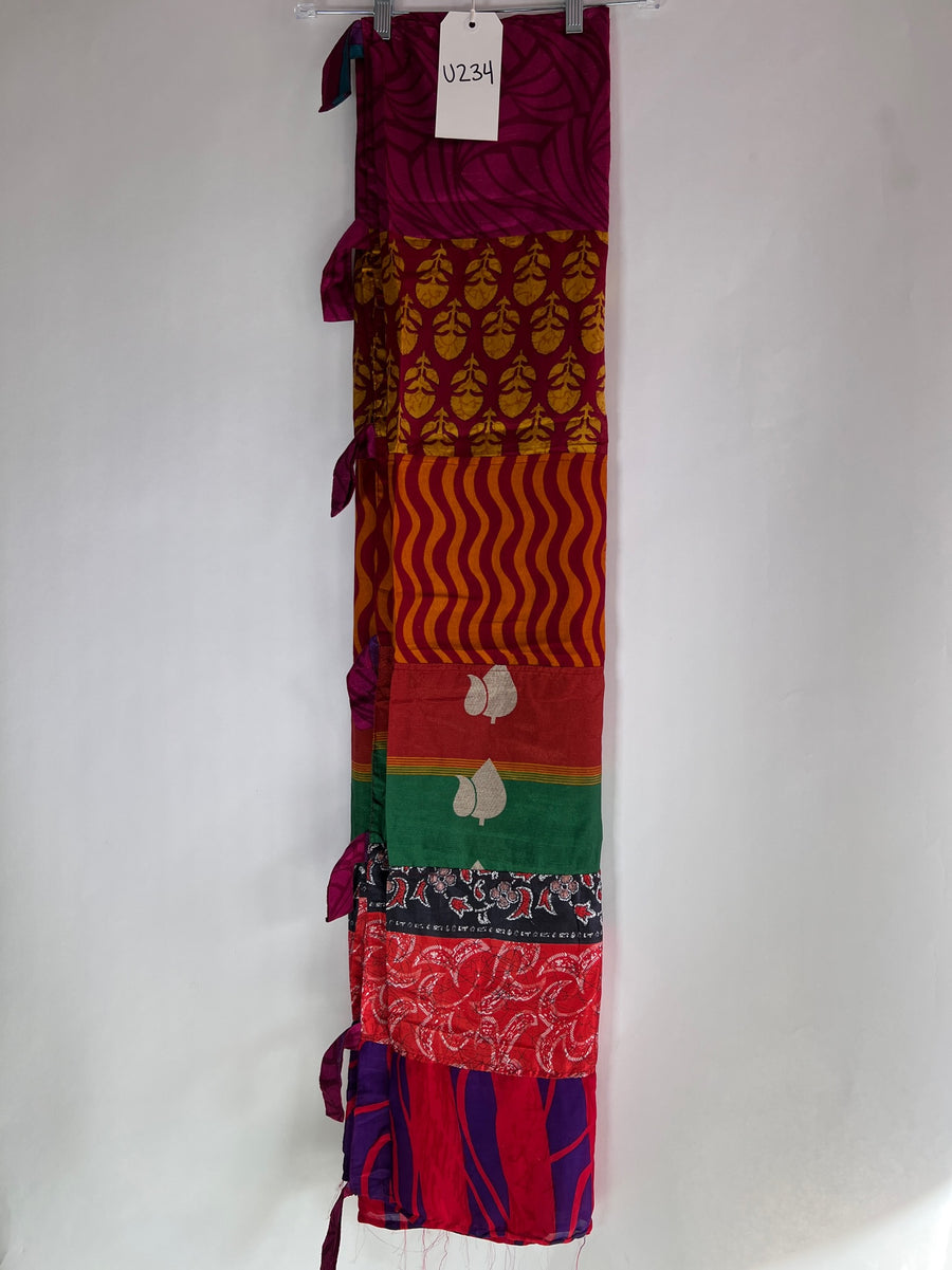 Recycled Silk Sari Panel Curtain U234