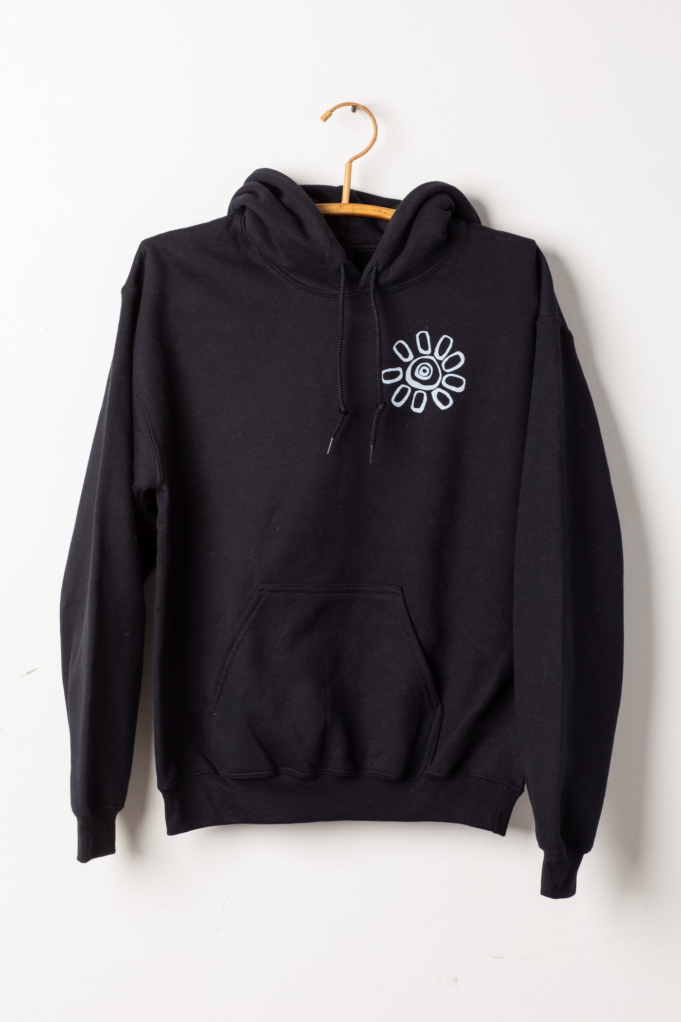 Mexicali Flower Hoodie in Black
