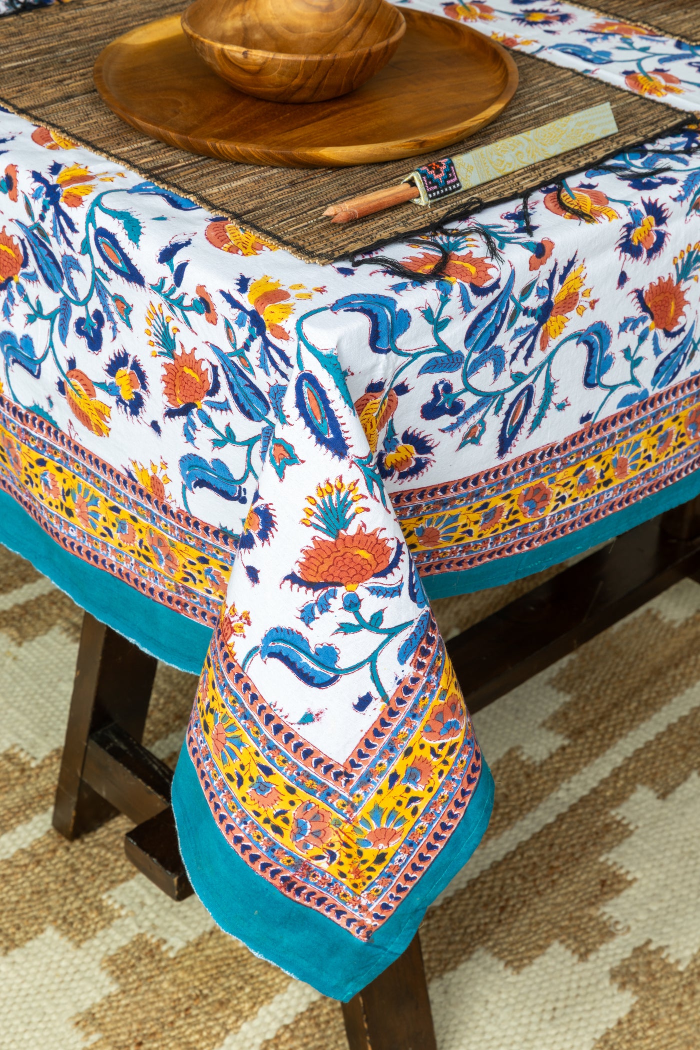 Boho inspired tablescape