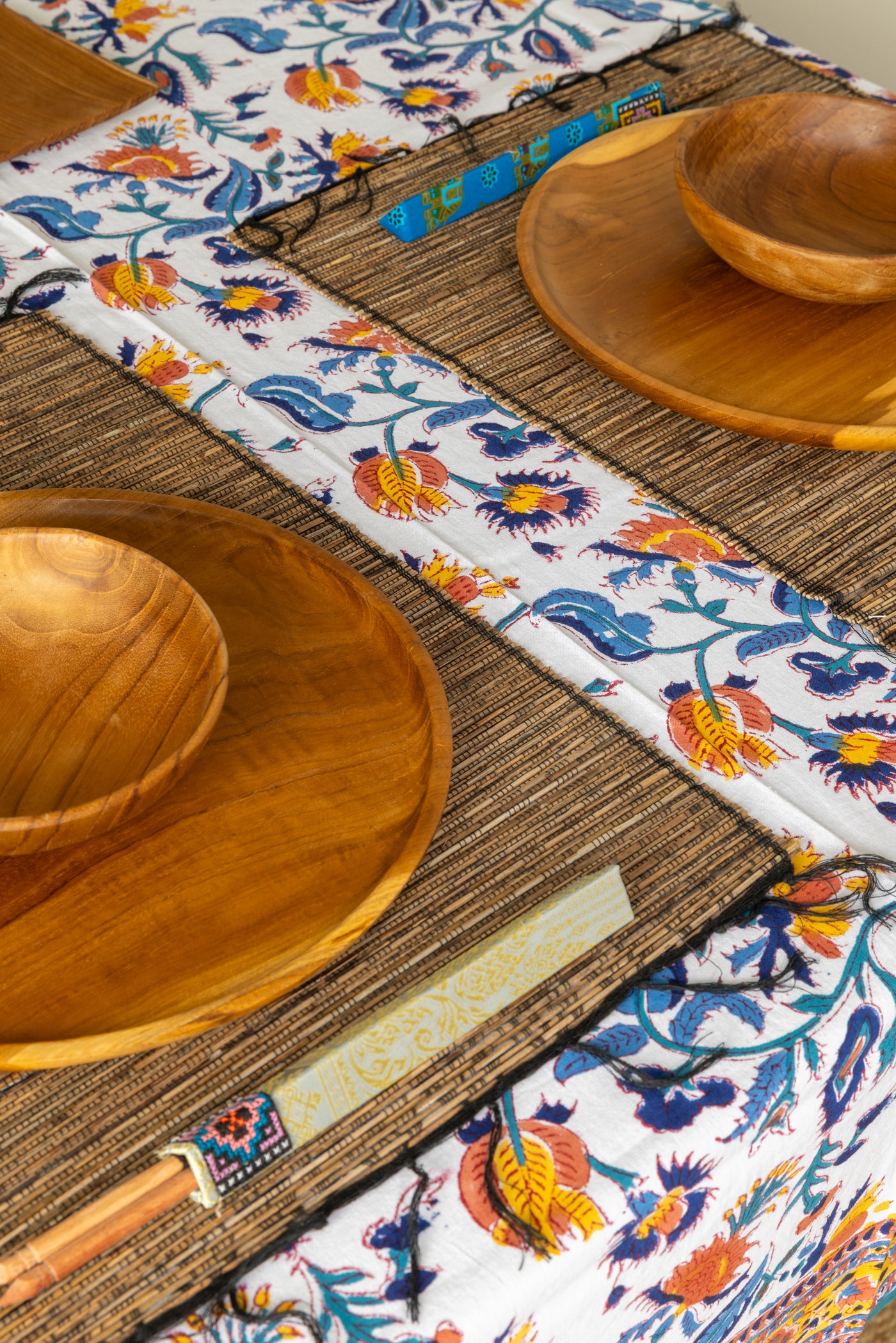 Boho inspired tablescape