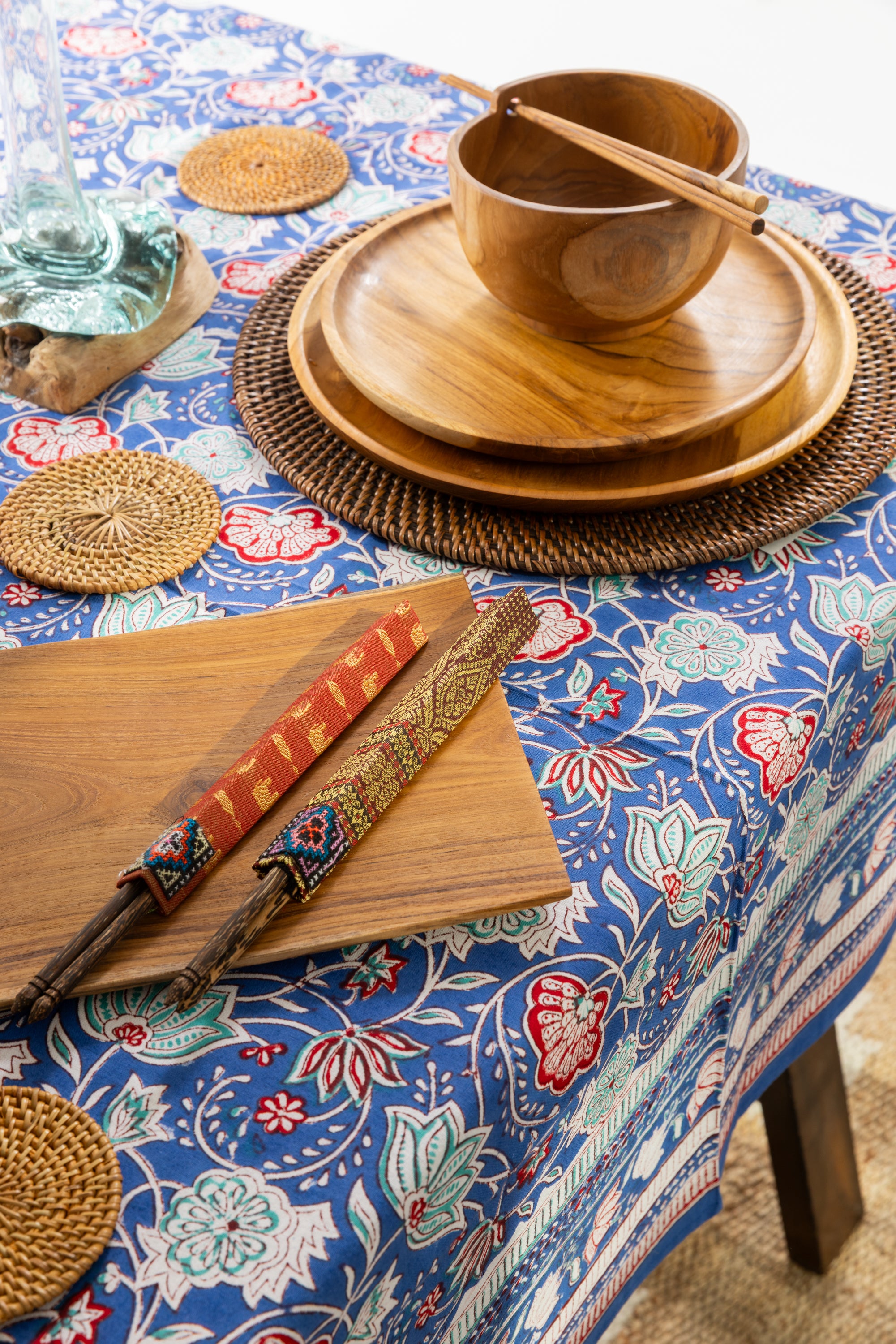 bohemian home decor tablescape