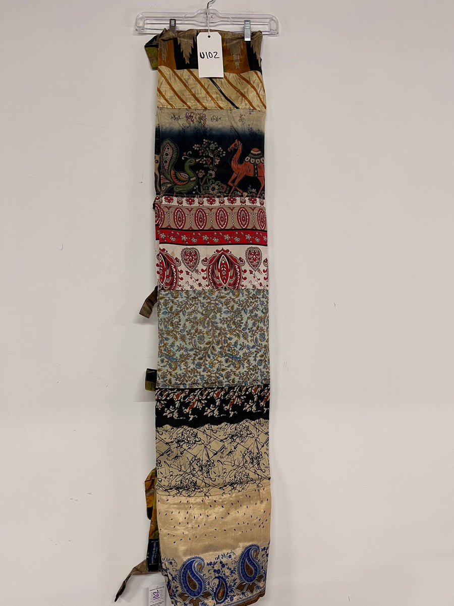 One of a Kind Sari Curtain U102