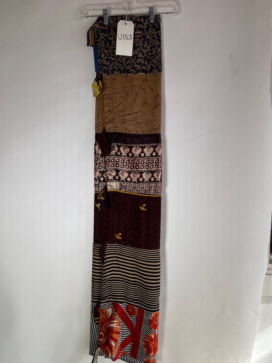 Recycled Silk Sari Panel Curtain U153