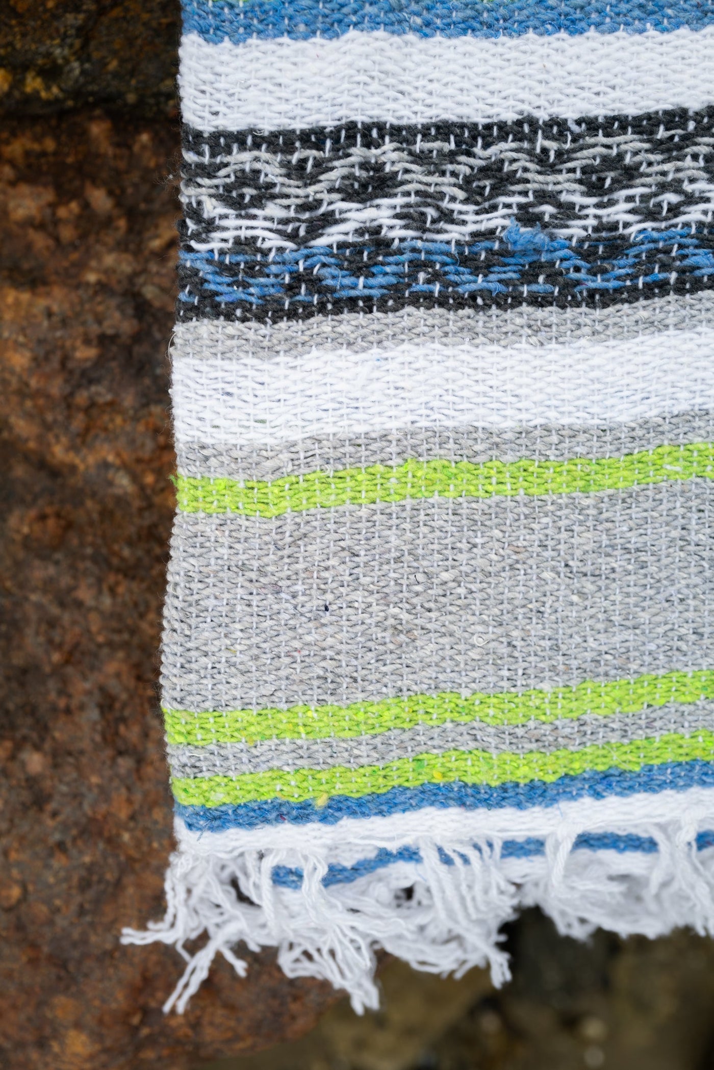 Recycled Mexican Falsa Blanket