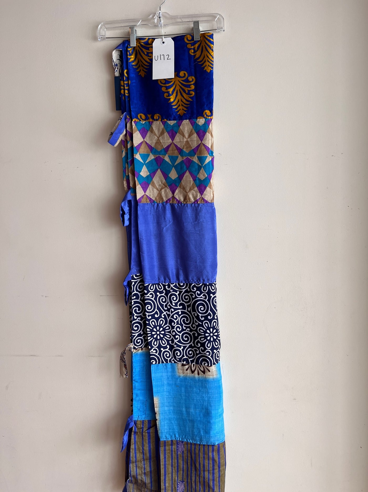 Recycled Silk Sari Panel Curtain U172