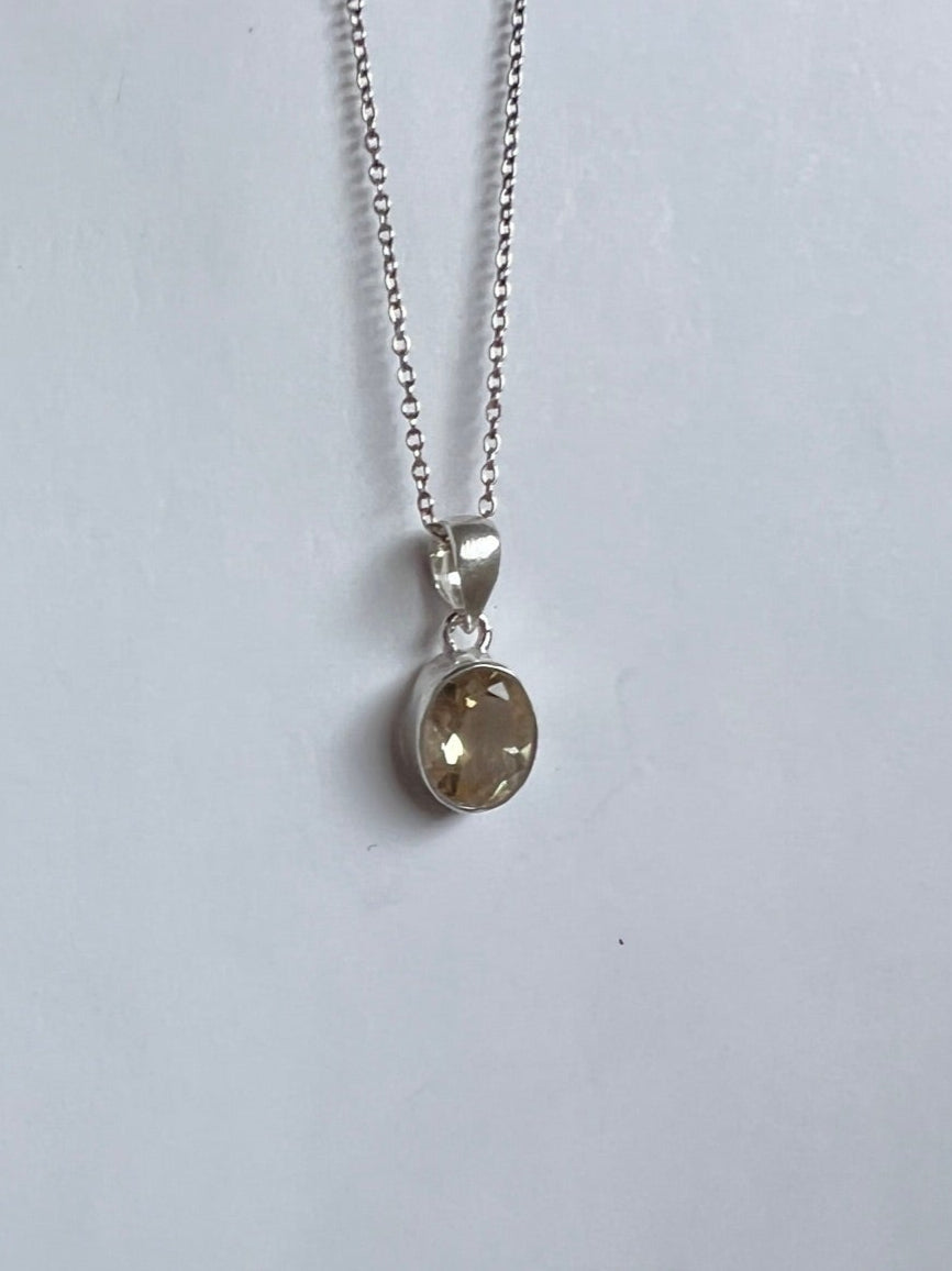 One of a Kind Citrine Pendant P146
