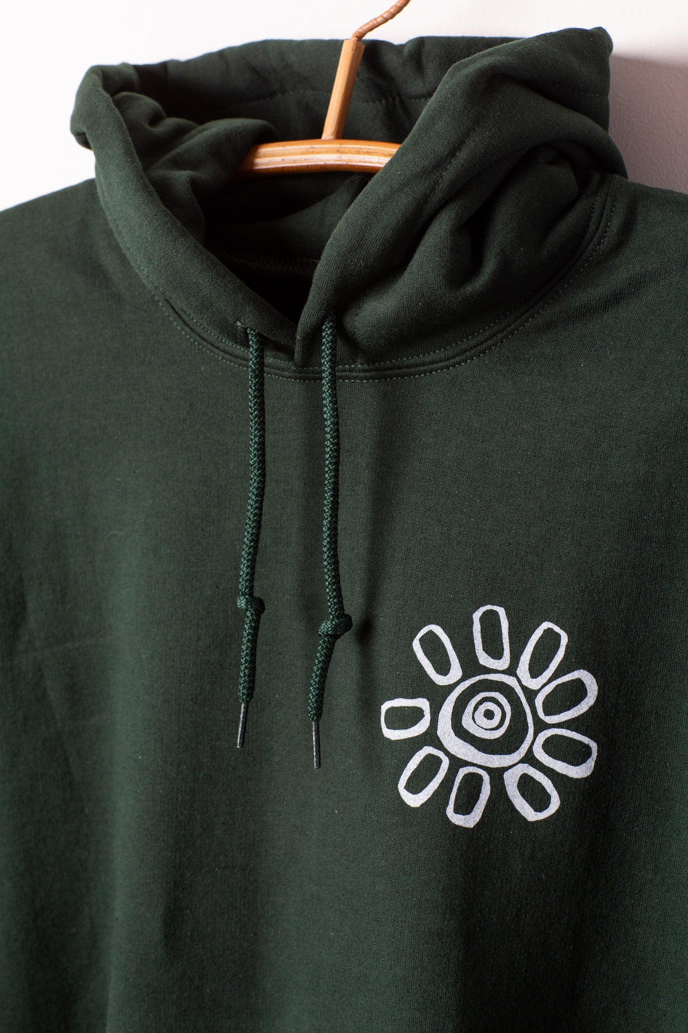 Mexicali Flower Hoodie in Forest 