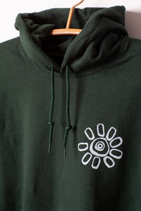 Mexicali Flower Hoodie in Forest 