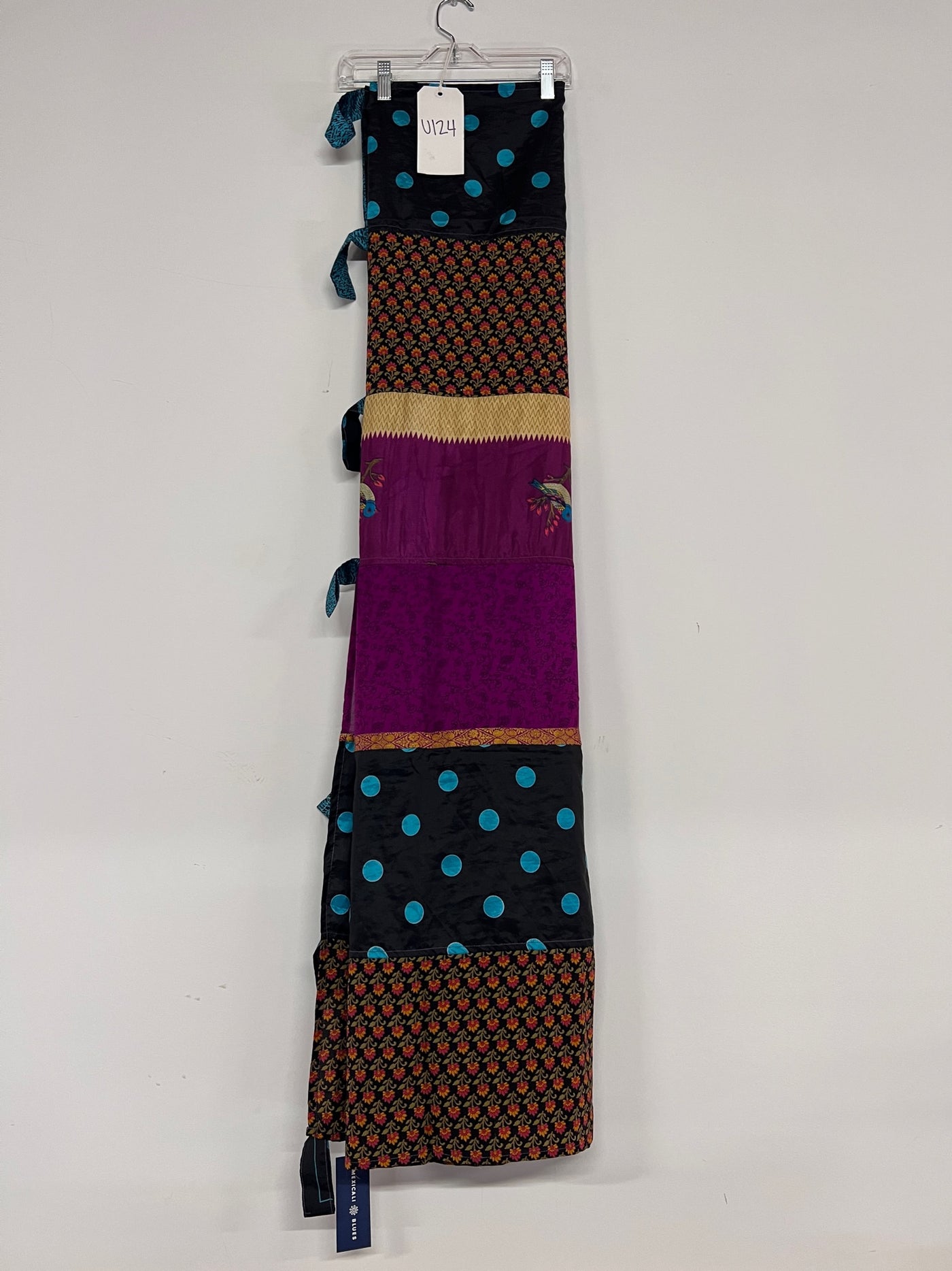 One of a Kind Sari Curtain U124