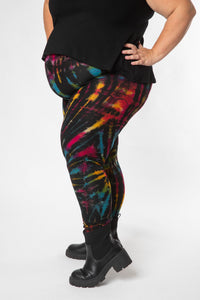Mudmee Tie Dye Leggings in Sunset