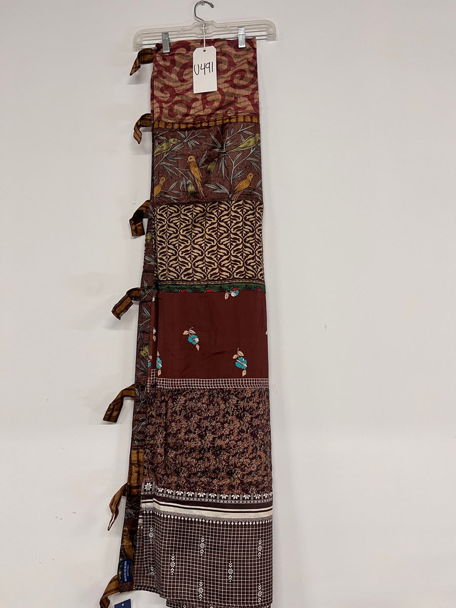 One of a Kind Sari Curtain U491