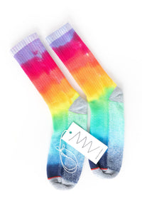 Tie Dye Socks in Rainbow