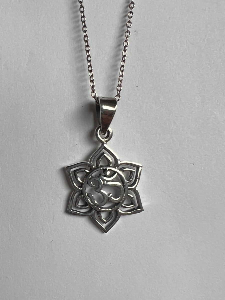 One of a Kind Sterling Ohm Pendant P139