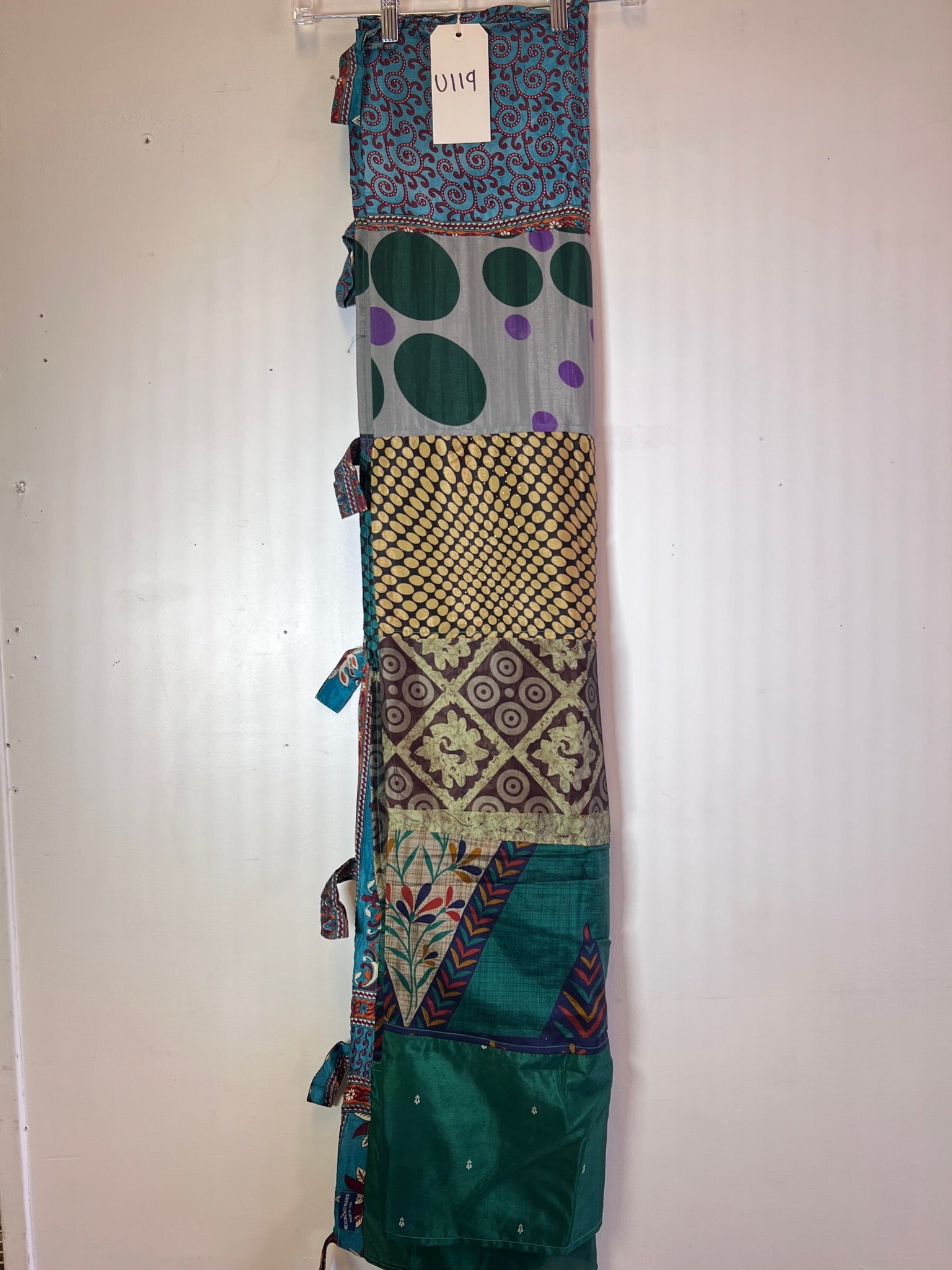Recycled Silk Sari Panel Curtain U119