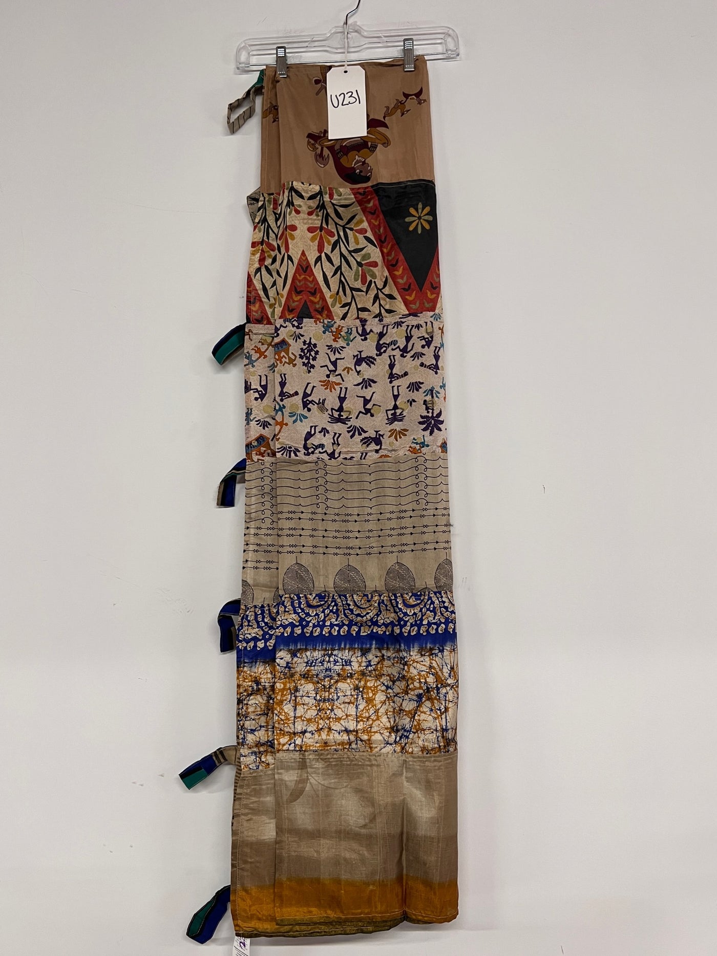 One of a Kind Sari Curtain U231